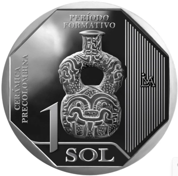 Peru 1 sol Pre-Kolumbijska ceramika 2024