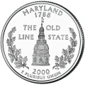 USA 25 c Maryland 2000