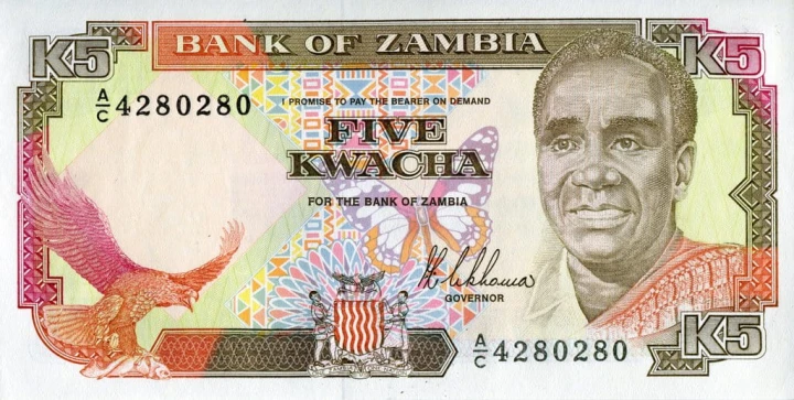 Zambia 5 ZK Orzeł 1989 P-30
