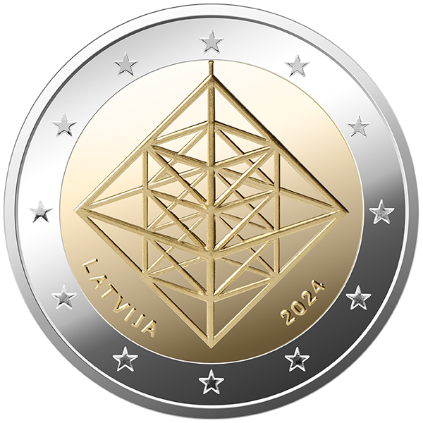 2 euro Łotwa Pająk 2024