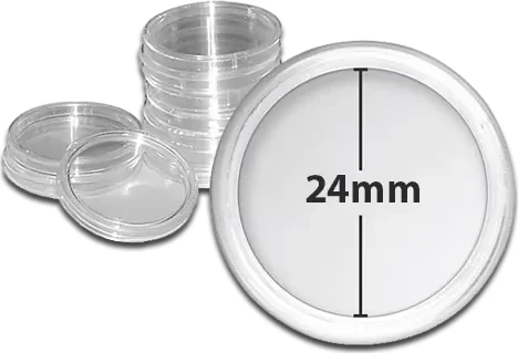Kapsel 24 mm idealny na 5 złotówki