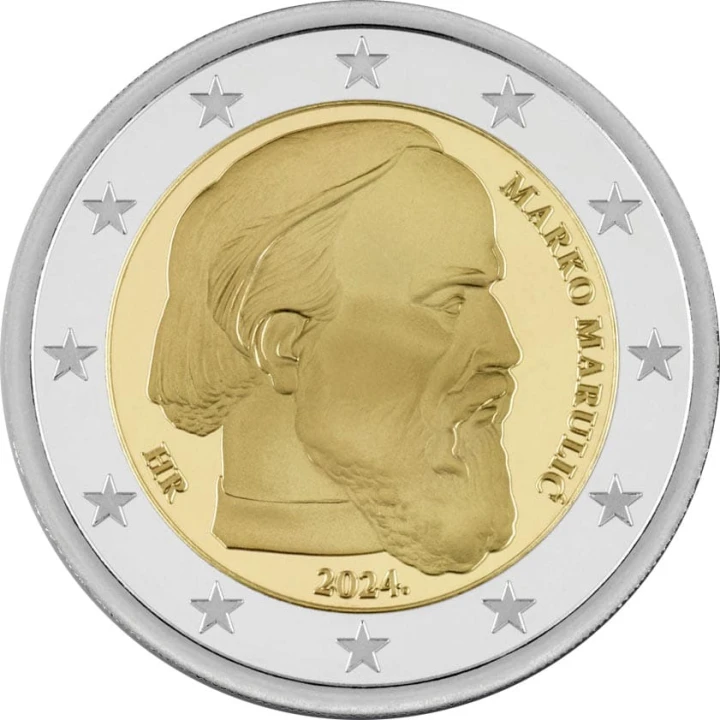 2 euro Chorwacja Marko Marulić 2024