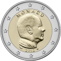 2 euro Monako Albert II 2012