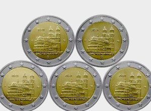 2 euro x 5 Niemcy Saksonia-Anhalt 2021 ADFGJ