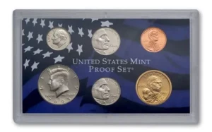 USA Proof set 5 x 25c Stany 2005 "S" (1)