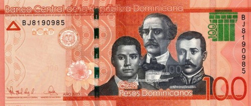 Dominikana 100 pesos Brama 2023 P-190i