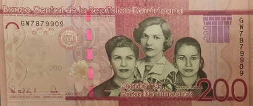 Dominikana 200 Pomnik pesos 2023 P-191h