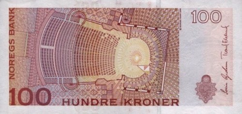 Norwegia 100 koron Teatr ludowy 2010 P-49