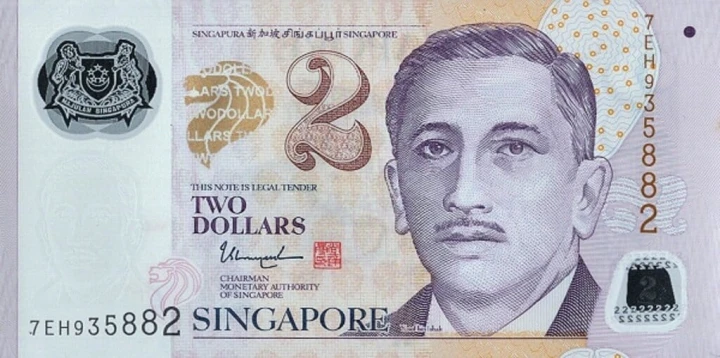 Singapur 2 $ Edukacja 2021 P-46o
