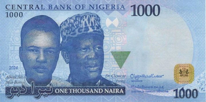 Nigeria 1000 naira Dr Clement 2024 P-49c