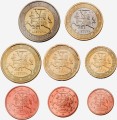 Euro set Litwa zestaw menniczy x 8 mix