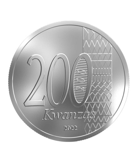 Angola 200 kwanza 20. r. pokoju w Angoli 2022