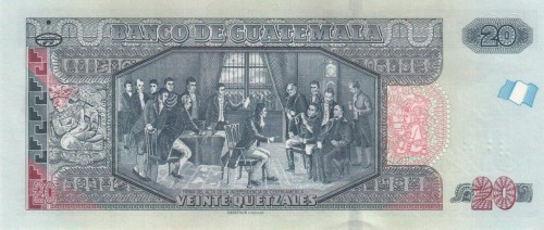 Gwatemala 20 Quetzal Federacja 2019 P-124h