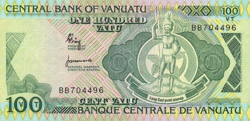 Vanuatu 100 Vatu Bydło 1982 P-1