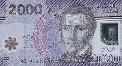 Chile 2000 peso Park narodowy 2014 P-162d