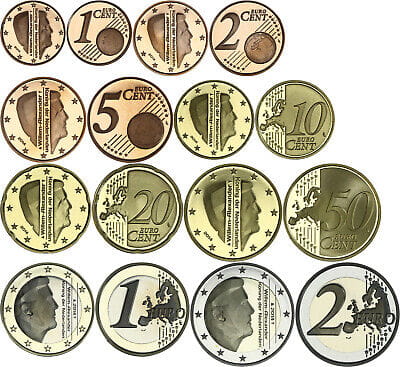 Euro set HOLANDIA zestaw menniczy x 8 2014