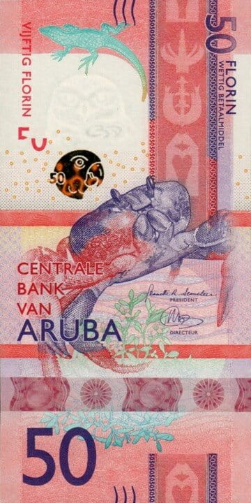 Aruba 50 florenów Krab 2019 P-23