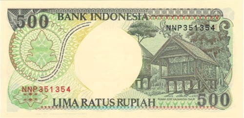 Indonezja 500 rupii Orangutan 1997 P-128f