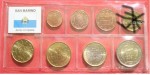 Euro set San Marino x8 zestaw menniczy 2006-10 (1)