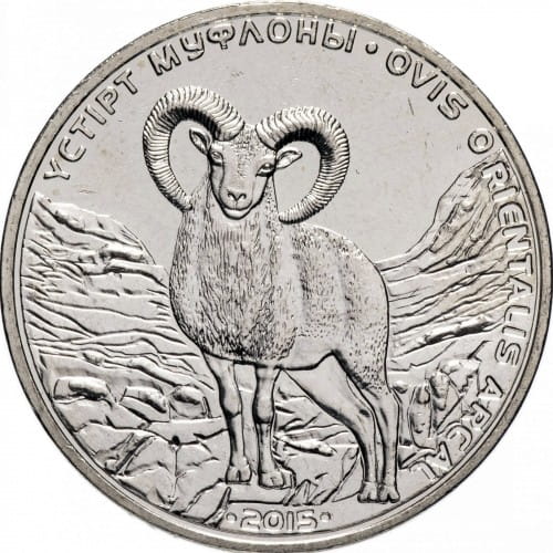 Kazachstan 50 tenge Muflon 2015
