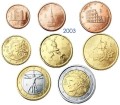 Euro set Włochy zestaw menniczy x 8 2003