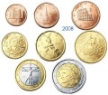 Euro set Włochy zestaw menniczy x 8 2008