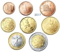 Euro set Włochy zestaw menniczy x 8 2017