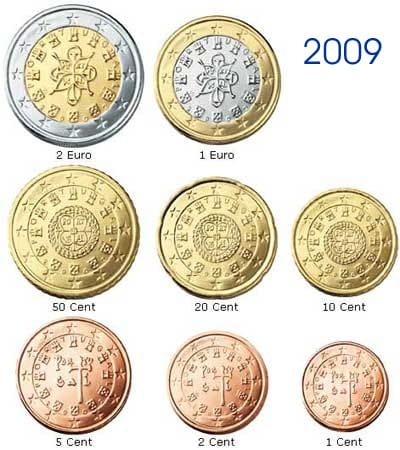 Euro set Portugalia zestaw menniczy x 8 2009