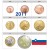 Euro set Słowenia x 8 zestaw menniczy 2011