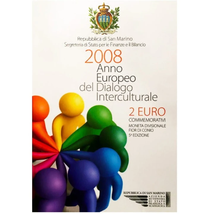 2 euro San Marino Rok dialogu 2008
