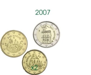 Euro set San Marino x8 zestaw menniczy 2006-10 (1) (1) (1) (1) (1) (1) (1) (1) (1)