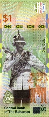 Bahamy 1 $ Król 2024 P-77b