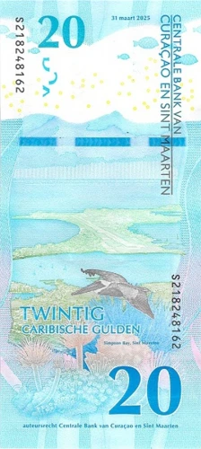 Curacao i Sint Maarten 20 gulden Orleń cętkowany 2025 P-2
