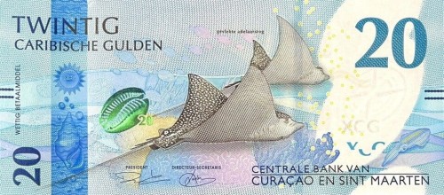 Curacao i Sint Maarten 20 gulden Orleń cętkowany 2025 P-2