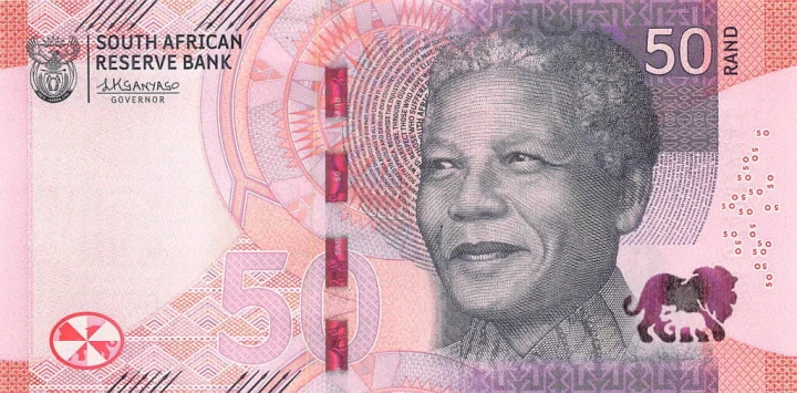 RPA 50 Rand Nelson Mandela / Lwy 2023 P-150