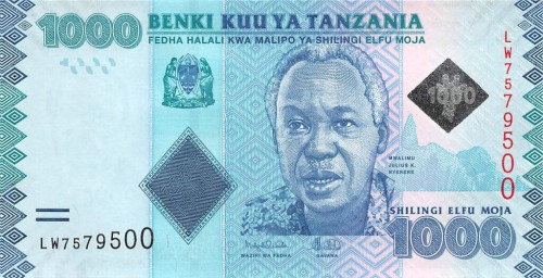 Tanzania 1000 szylingów Ikulu 2025 P-41d