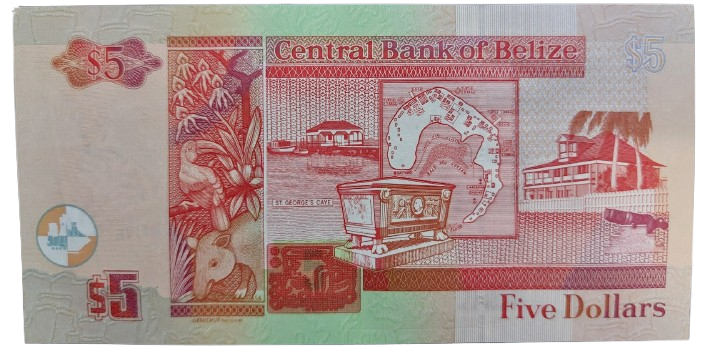 Belize 5 $ Wyspa Św. Jerzego 2022 P-67i