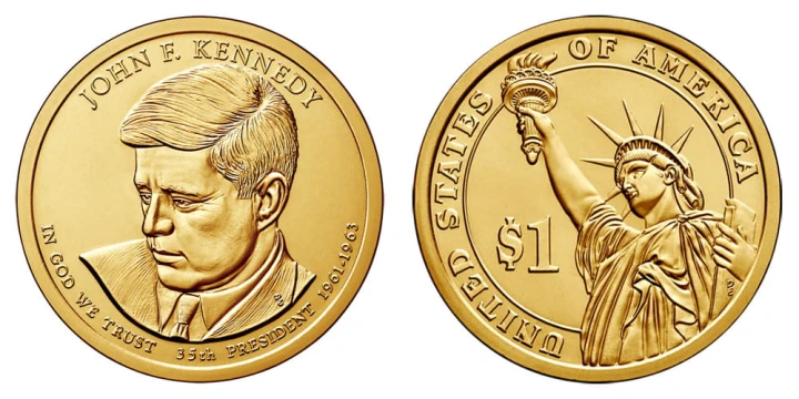 USA 1 $ John F. Kennedy 2015 nr 35