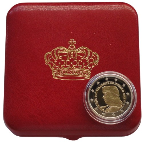 2 euro Monako 500 lat suwerenności Lucien 2012 proof