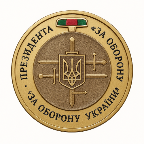 UKRAINA 10 karbowańców Order "Za obronę Ukrainy" 2025