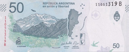 Argentyna 50 peso kondor 2020 P-363b