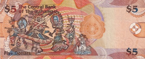 Bahamy 5 $ Taniec 2013 P-72Aa