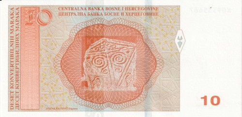 Bośnia i Hercegowina 10 maraka Nagrobek 2024 P-80d