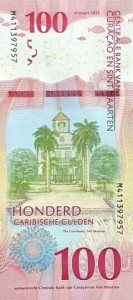 Curacao i Sint Maarten 100 gulden  papugoryba 2025 P-4a