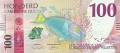 Curacao i Sint Maarten 100 gulden  papugoryba 2025 P-4a