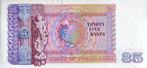 Mjanma (Birma) 35 kyat 1986 P-63