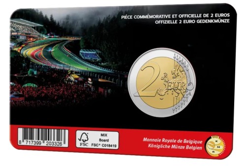 2 euro Belgia Circuit de Spa 2025