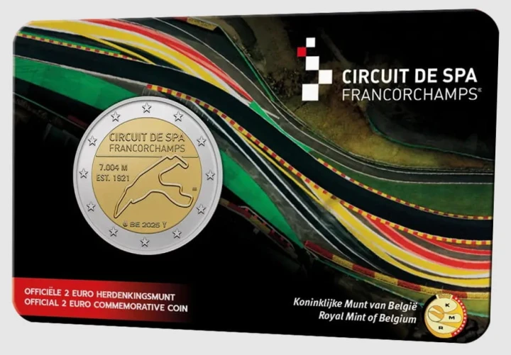 2 euro Belgia Circuit de Spa 2025