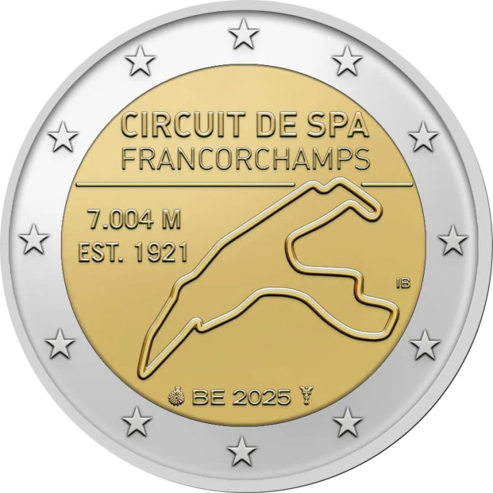 2 euro Belgia Circuit de Spa 2025