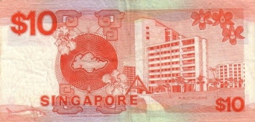 Singapur 10 $ Palari 1988 P-20a